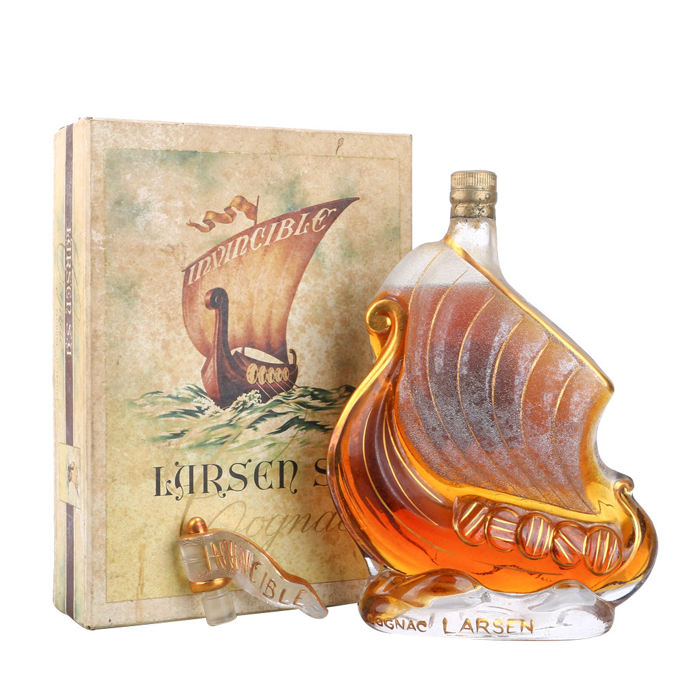 54.80年代法国拉森帆船干邑白兰地 40度700ml