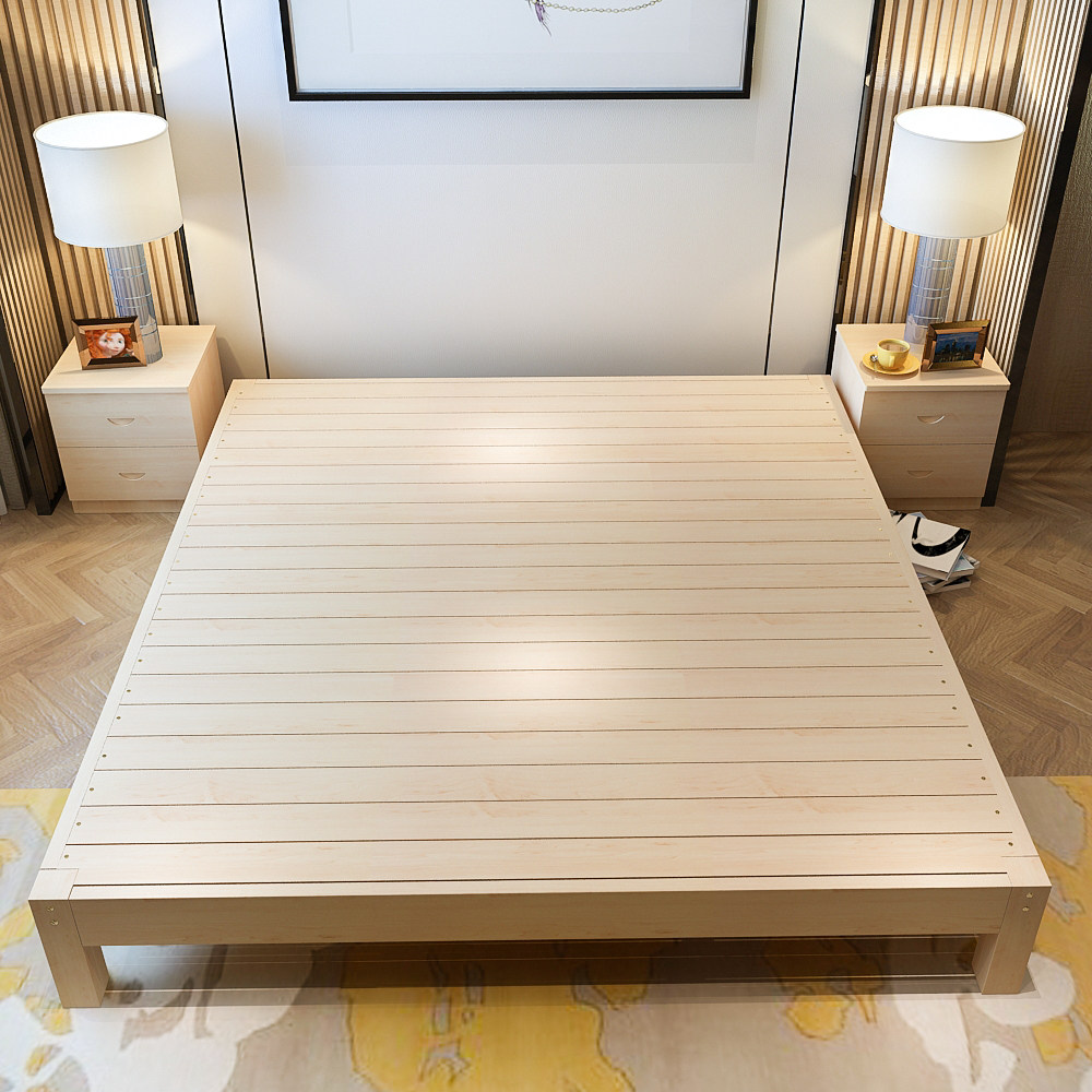 5米双人床1.8米松木榻榻米床1.2米单人床1米简易床架