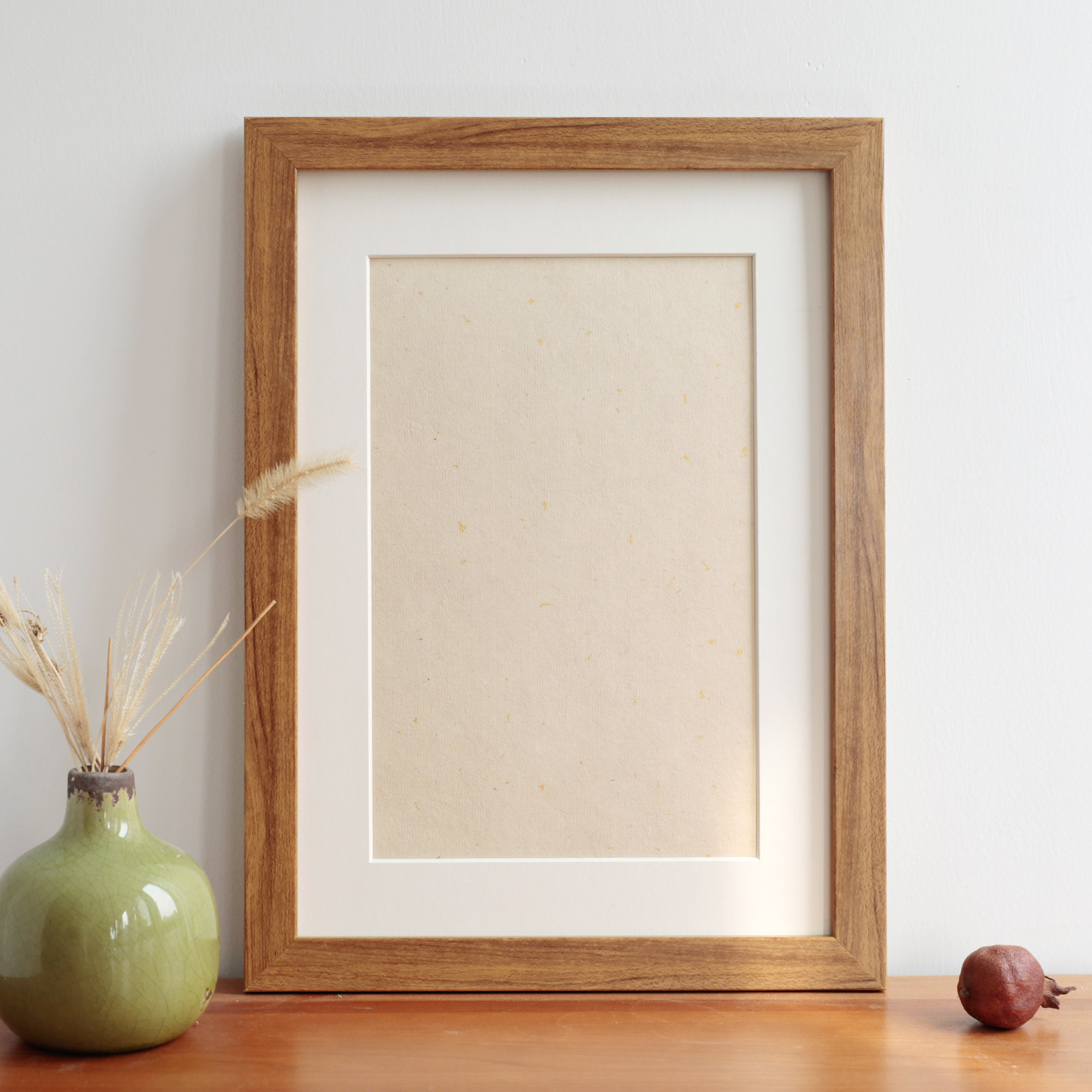 自己写横竖两用满月周岁按脚印空白实木相框摆件装饰挂画礼物diy