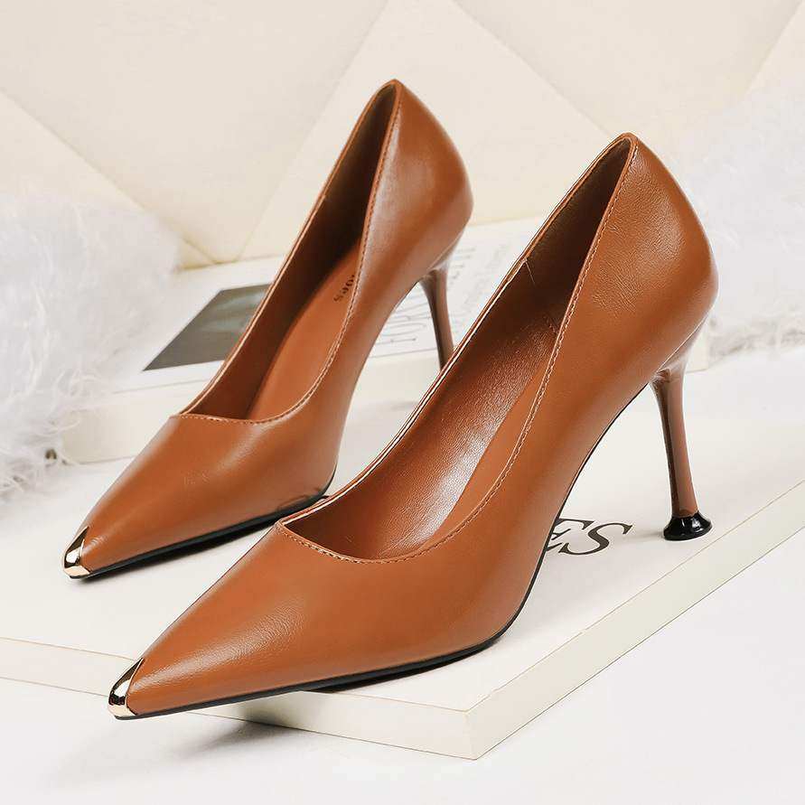 一折高跟鞋细跟 夜店 百搭