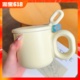 高颜值带盖早餐杯韩式马卡龙色系马克杯奶fufu个人居家专用咖啡杯