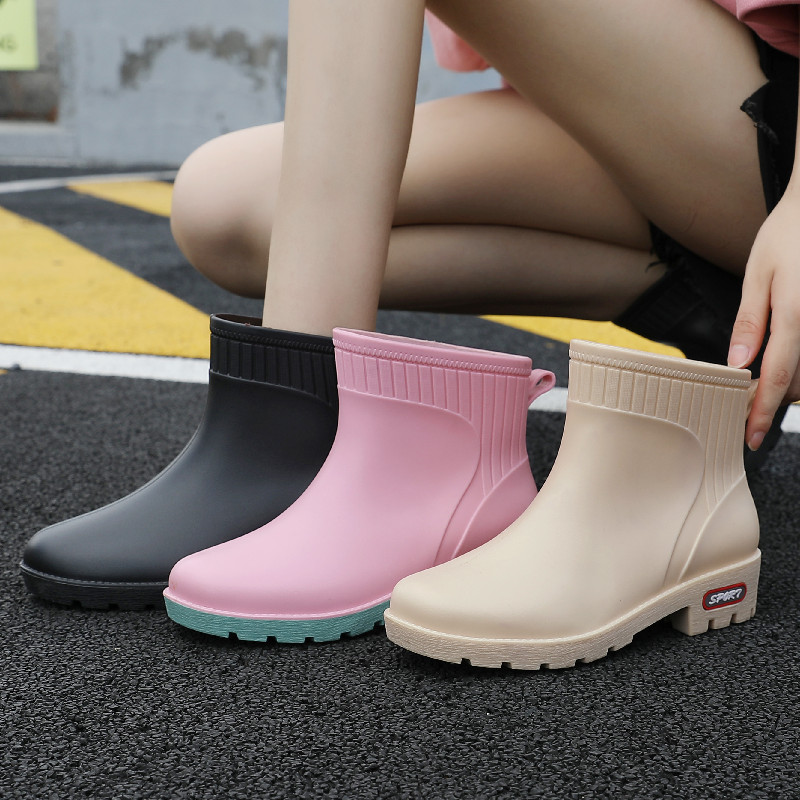 2023新款秋冬雨鞋女款时尚外穿雨靴短筒低帮防水鞋胶鞋套鞋女生夏