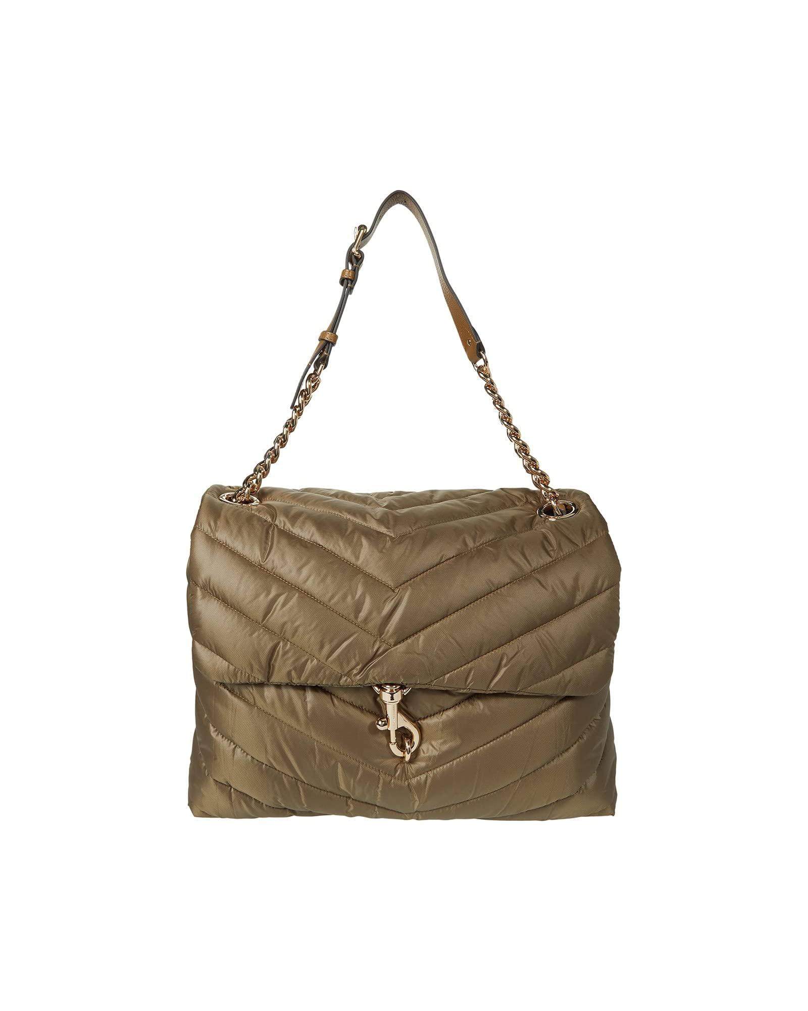 瑞贝卡明可弗rebeccaminkoffedie潮v纹链条斜挎单肩时尚女包