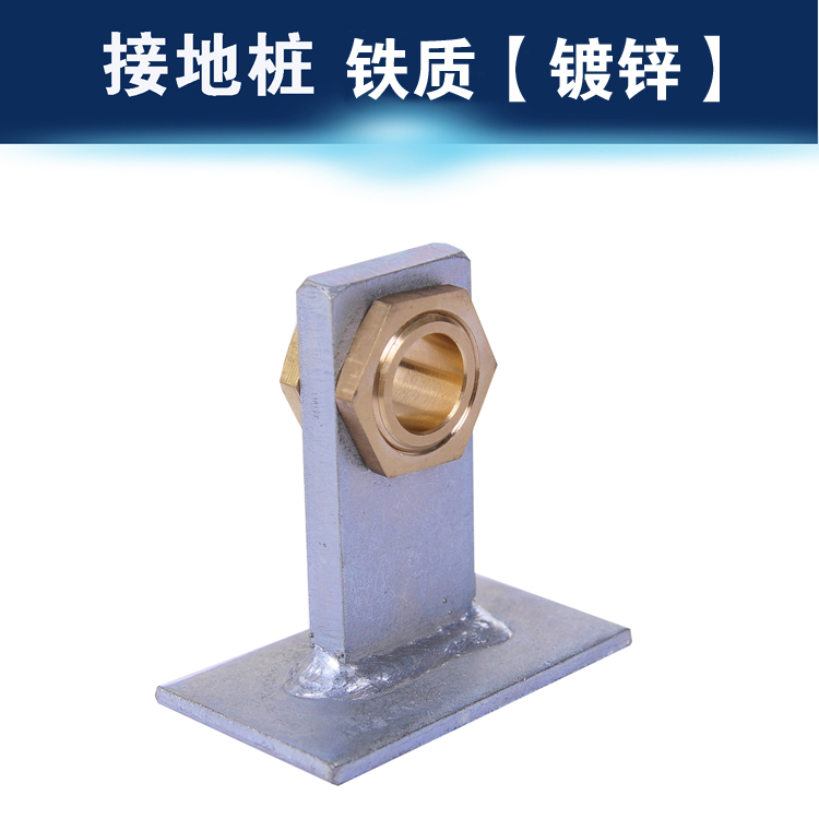 接地桩铁质镀锌式纯铜螺母接地桩可配五防锁高压地线桩地极 - 晋州市