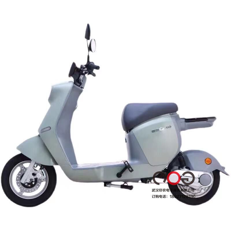 爱玛接送小孩电动自行车小乔q160石墨烯百公里不充电武汉国标白牌