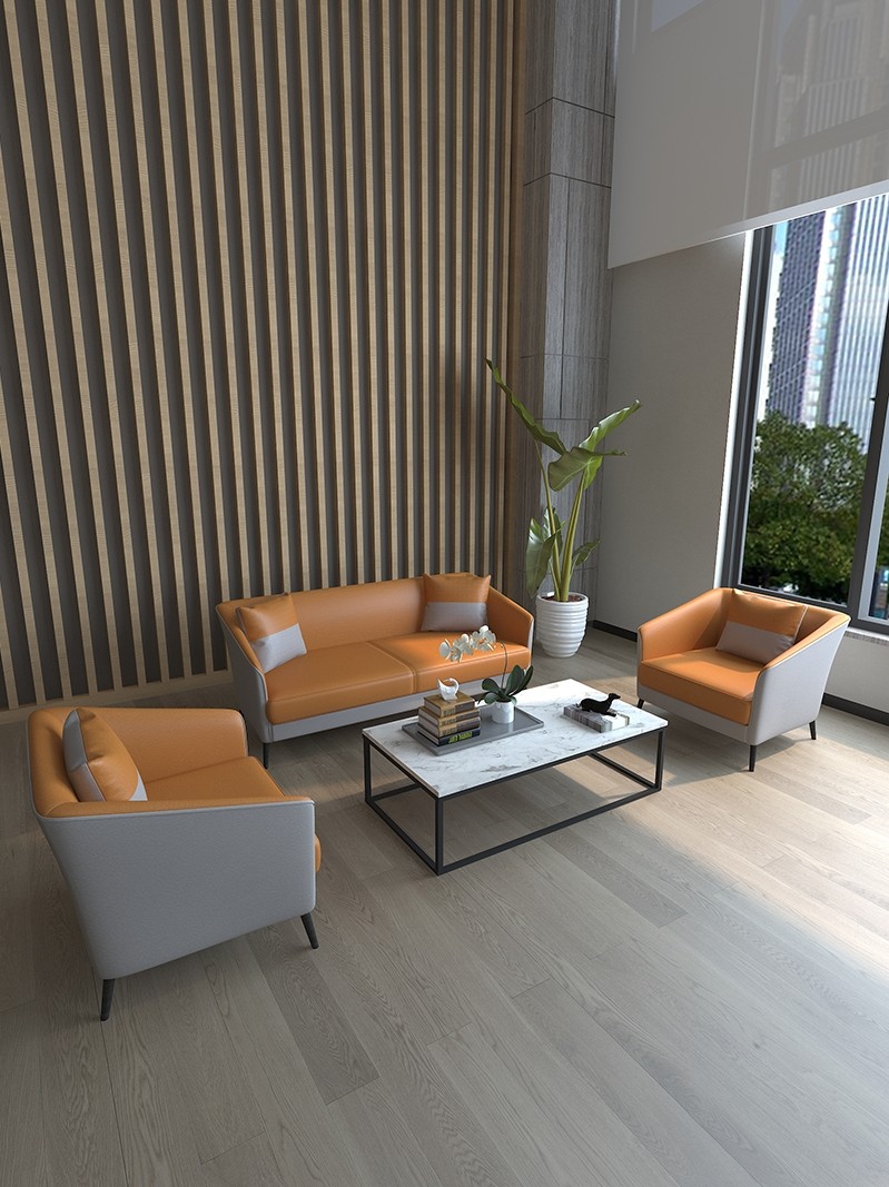 办公沙发商务会客接待区大厅等候区