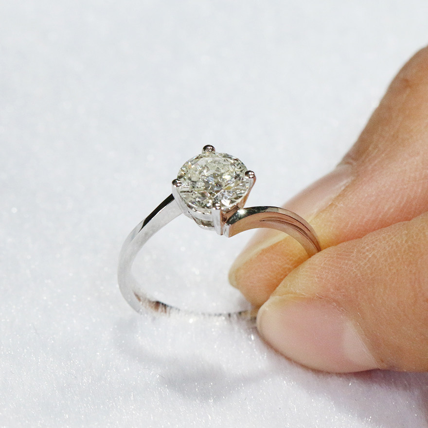 00 克拉i-j 色si 天然钻石 戒指