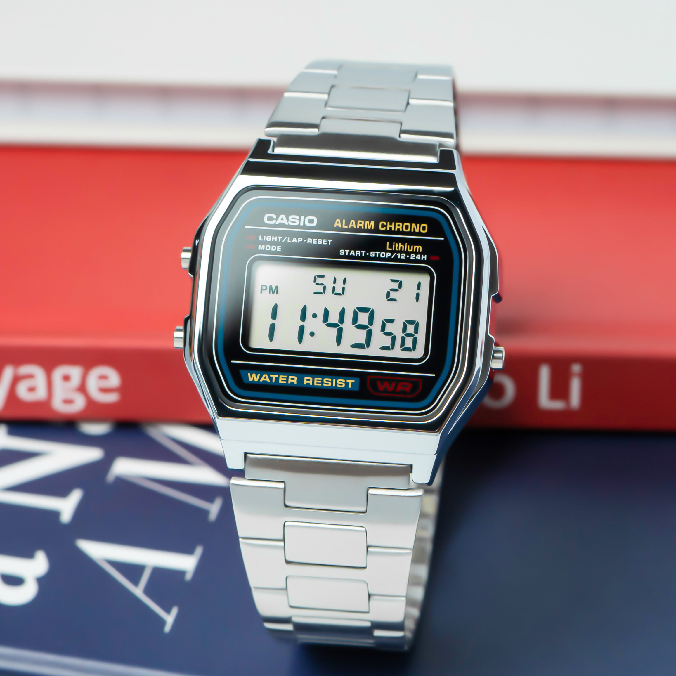 陈小春同款手表卡西欧casio a158wa f-84w f91wa代购小方块电子表