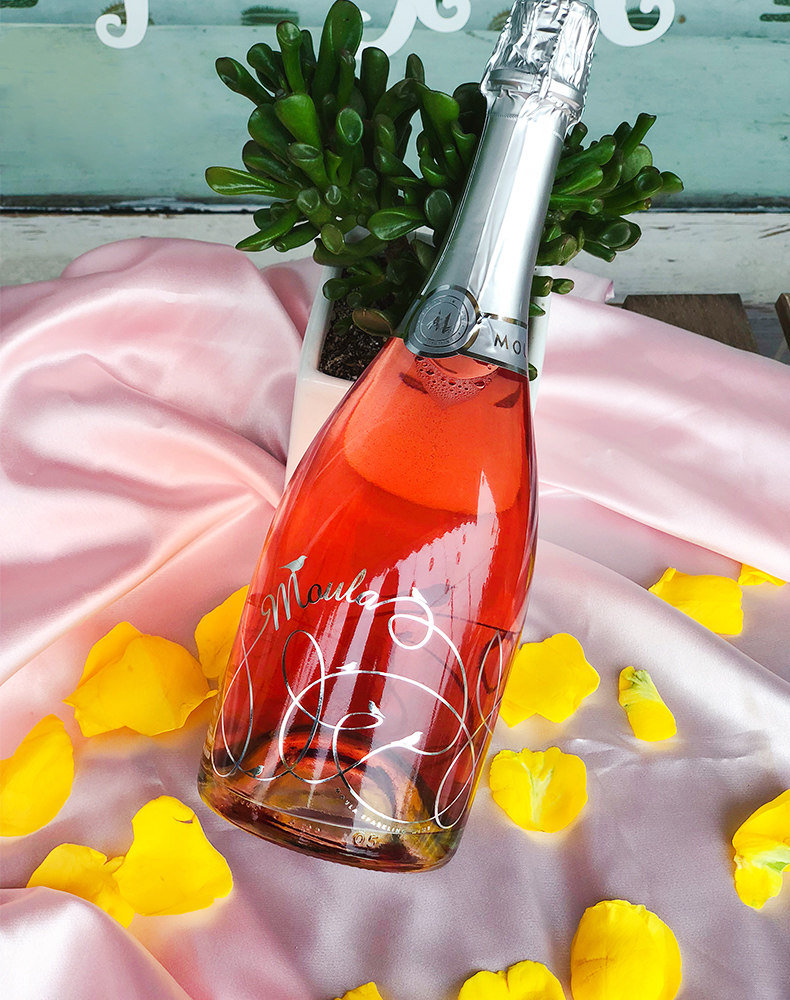 慕拉莫斯卡托桃红女士少女起泡酒甜型白葡萄酒甜红酒750ml高颜值