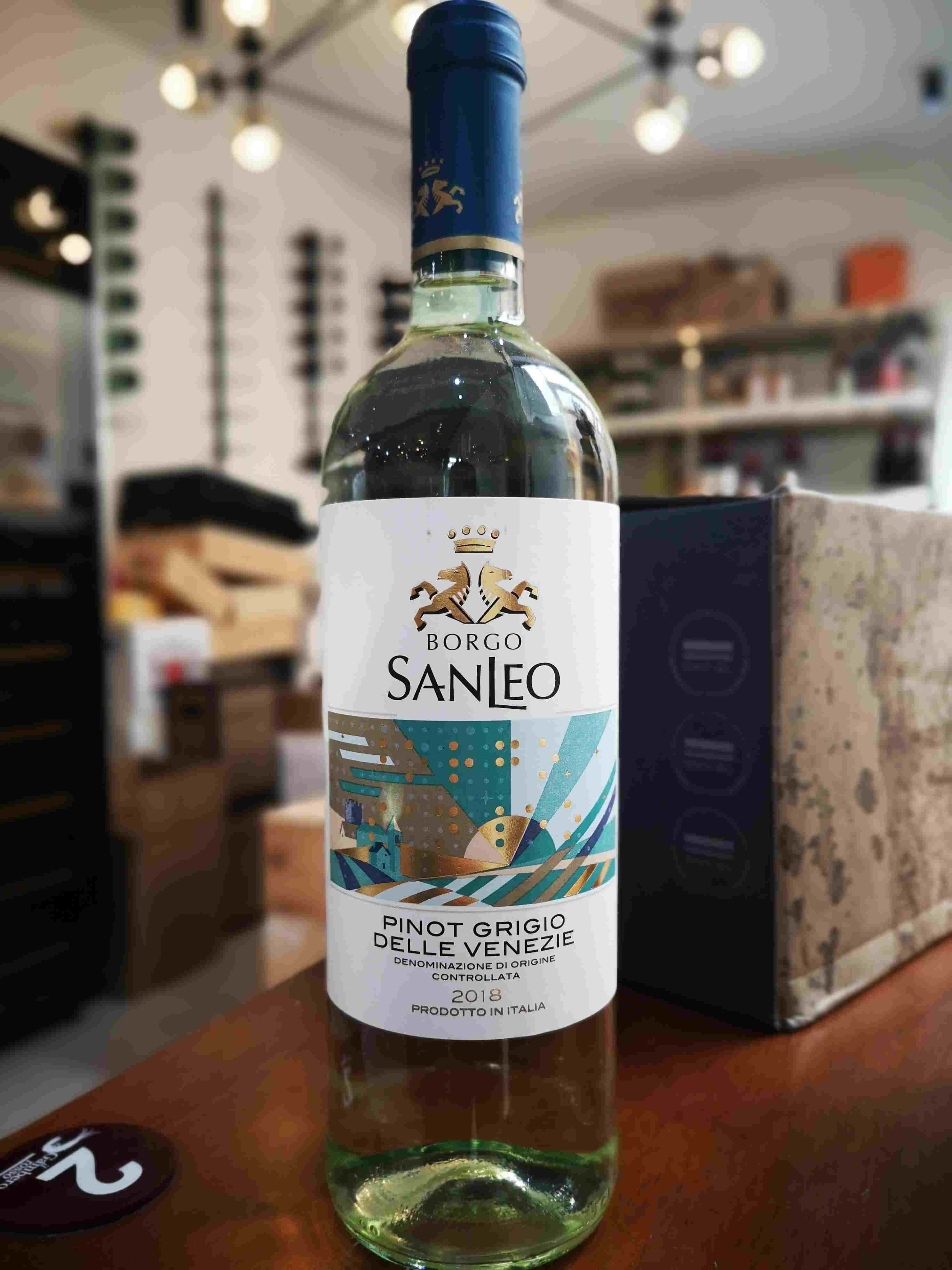2018 圣莱昂灰比诺干白葡萄酒 borgo sanleo pinot grigio
