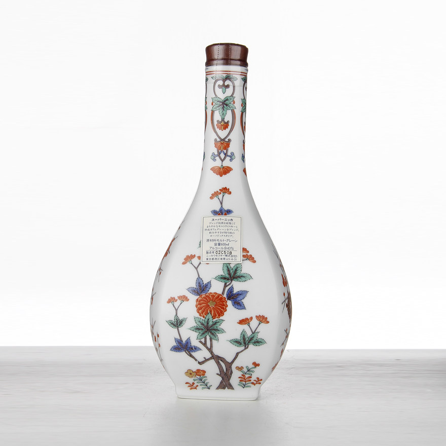 14. 约 90年代 nikka 云鹤草华文祥有田烧威士忌 600ml 43度