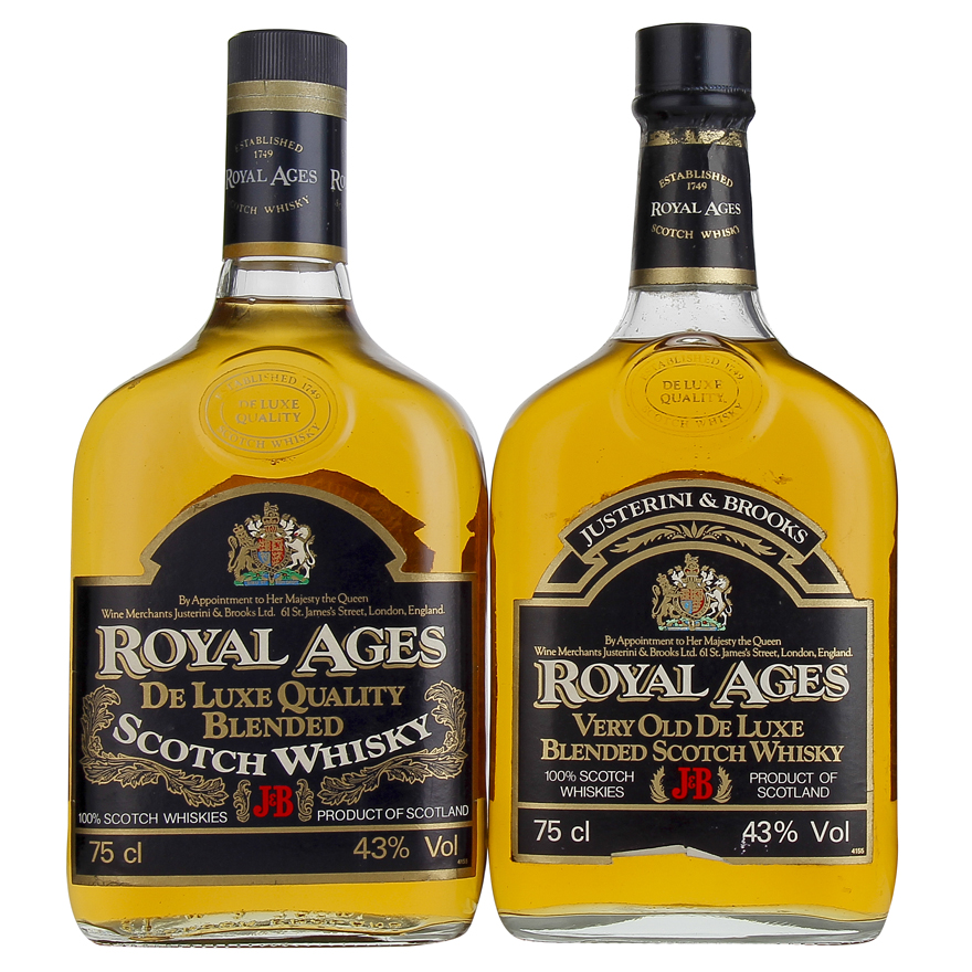 2瓶 j.b 珍宝苏格兰调和威士忌 750ml*2 43度