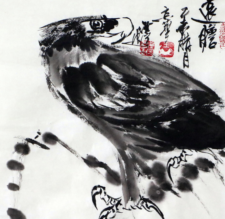 王澄宇 《鹰》中国美协会员