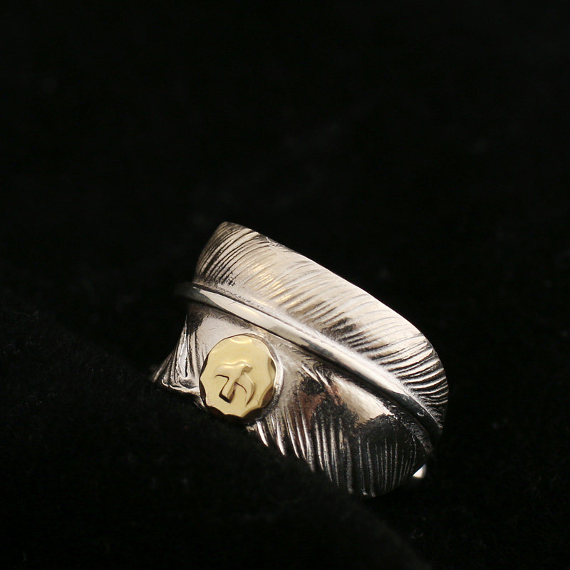 一休高桥吾郎 ikkyu goros 18k点金鹰台 xl素羽毛戒指