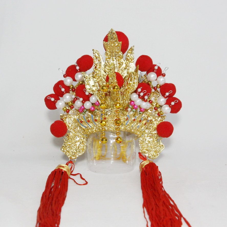 金箔精品凤冠凤帽观音菩萨娘娘皇后夫人大妈二妈三妈小姐女神明