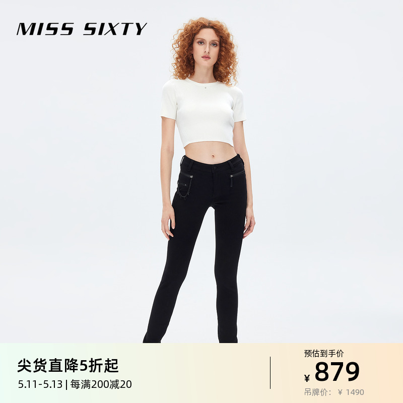 Miss Sixty牛仔裤女小黑裤