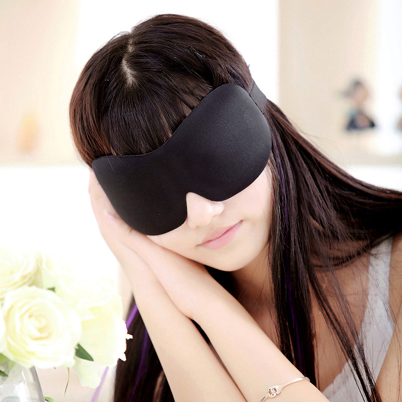 (今日2.8折)阔羽3d立体睡眠遮光睡觉眼罩透气男女士带学生用护眼罩送