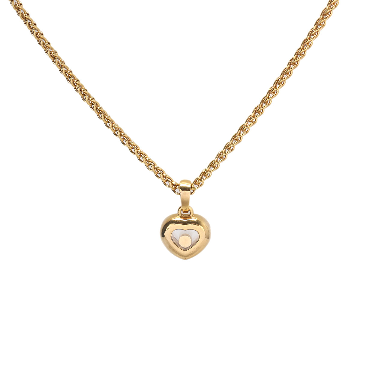 [9.5新]萧邦chopard750黄金镶钻女士项链3390