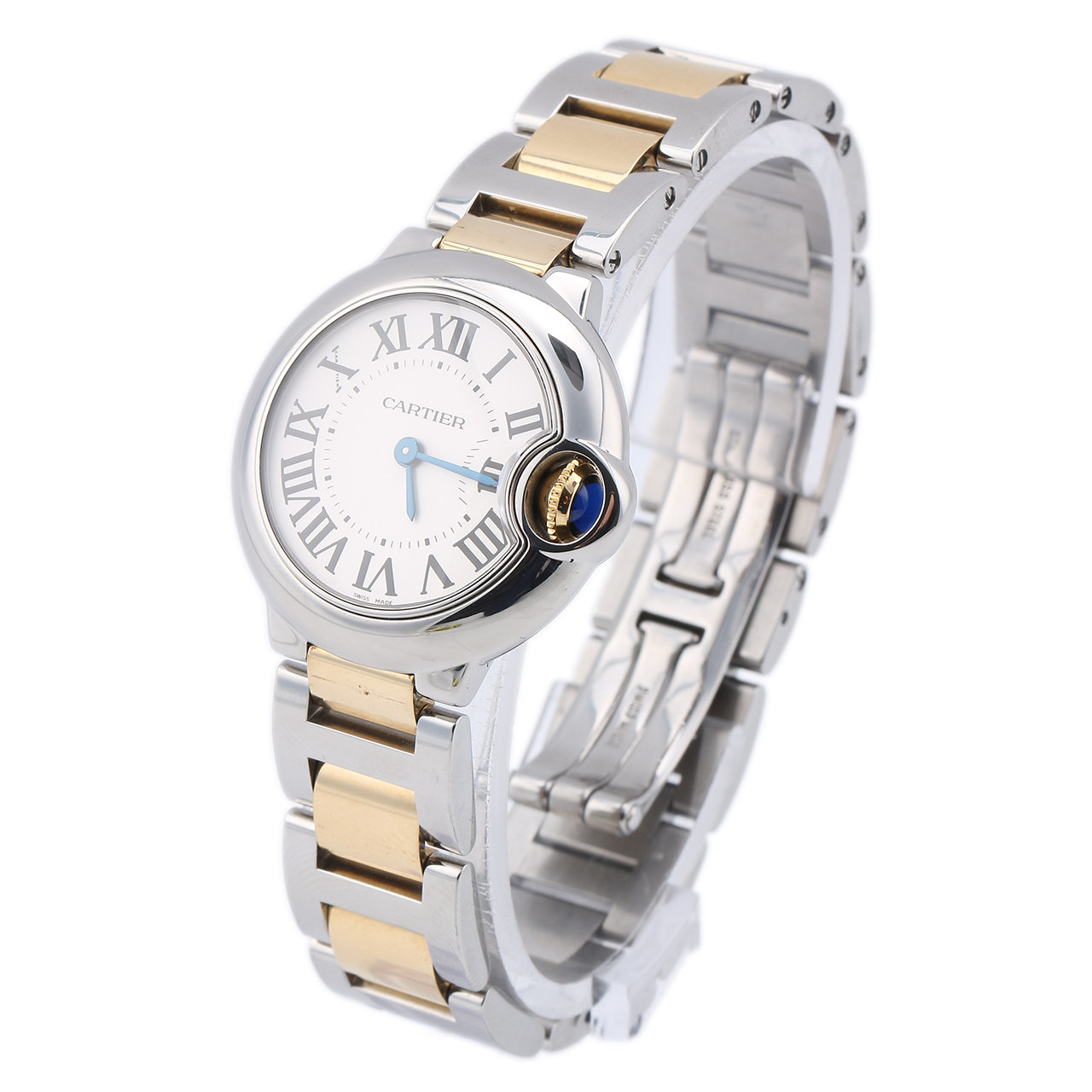 [9.5新]卡地亚cartier蓝气球经典潮流时尚石英女表腕表zl06
