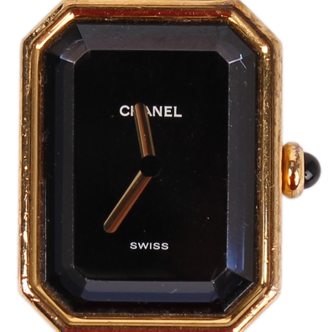 [8.5新]香奈儿经典女士编织石英黑金链条表l码1974