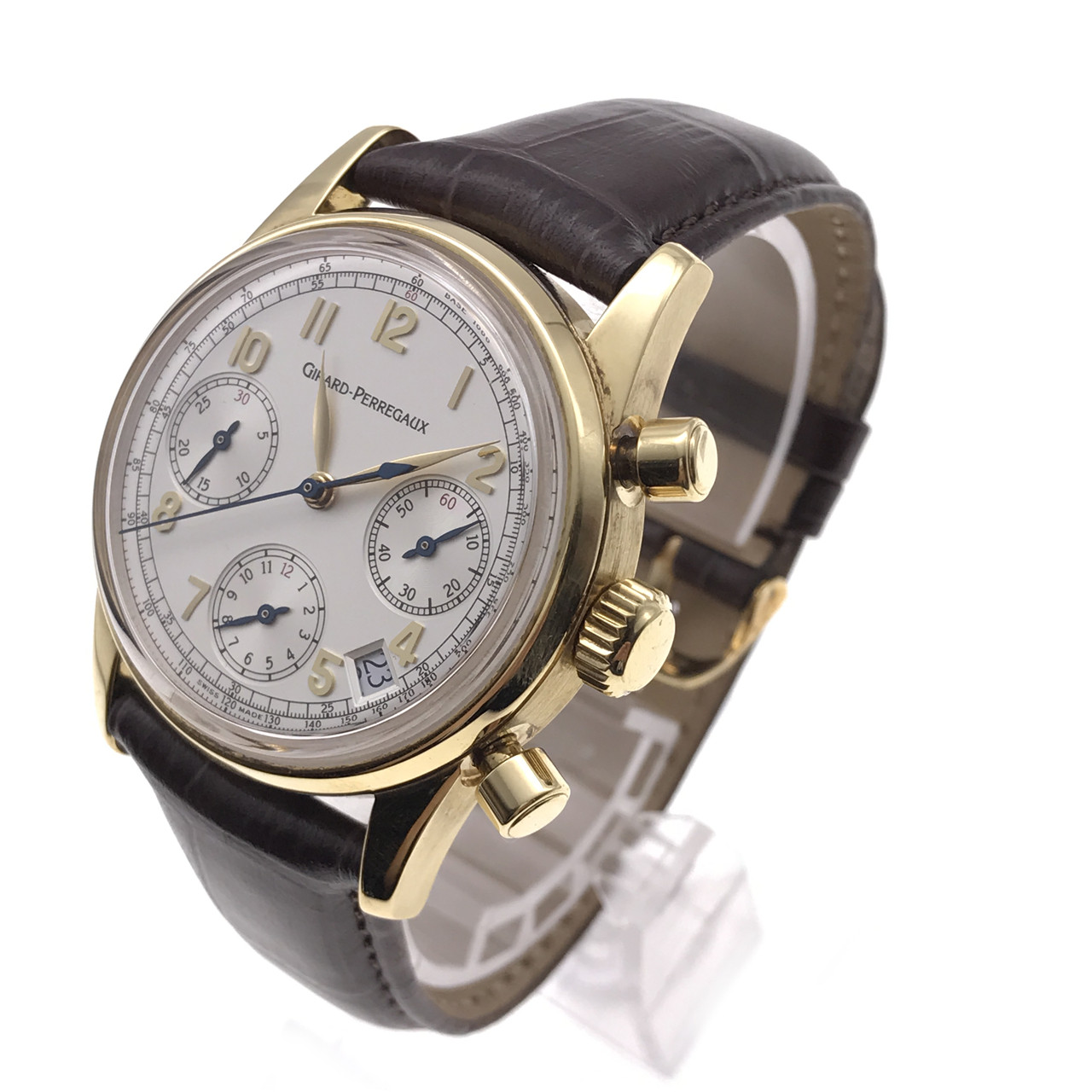 [国检][9.5新] 芝柏自动机械男表 4930