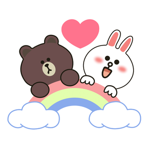 布朗熊可妮兔莎莉鸡line可爱壁纸