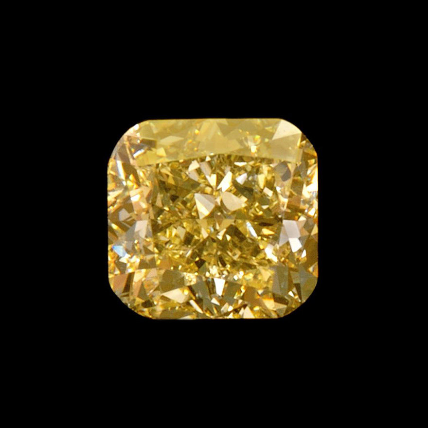 古太钻石 黄钻gia证书1.02克拉黄色si1净度方形裸钻 2176314138