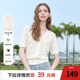 betu百图法式欧若风花边V领蕾丝针织衫女2025年夏季新款毛线衣