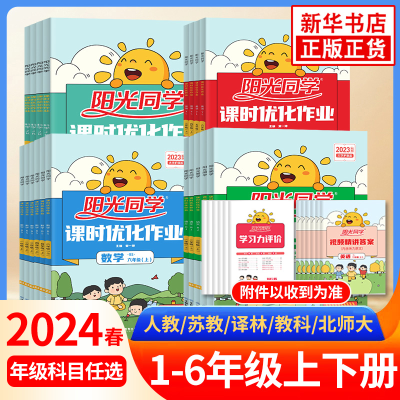 2024春 阳光同学课时优化作业一