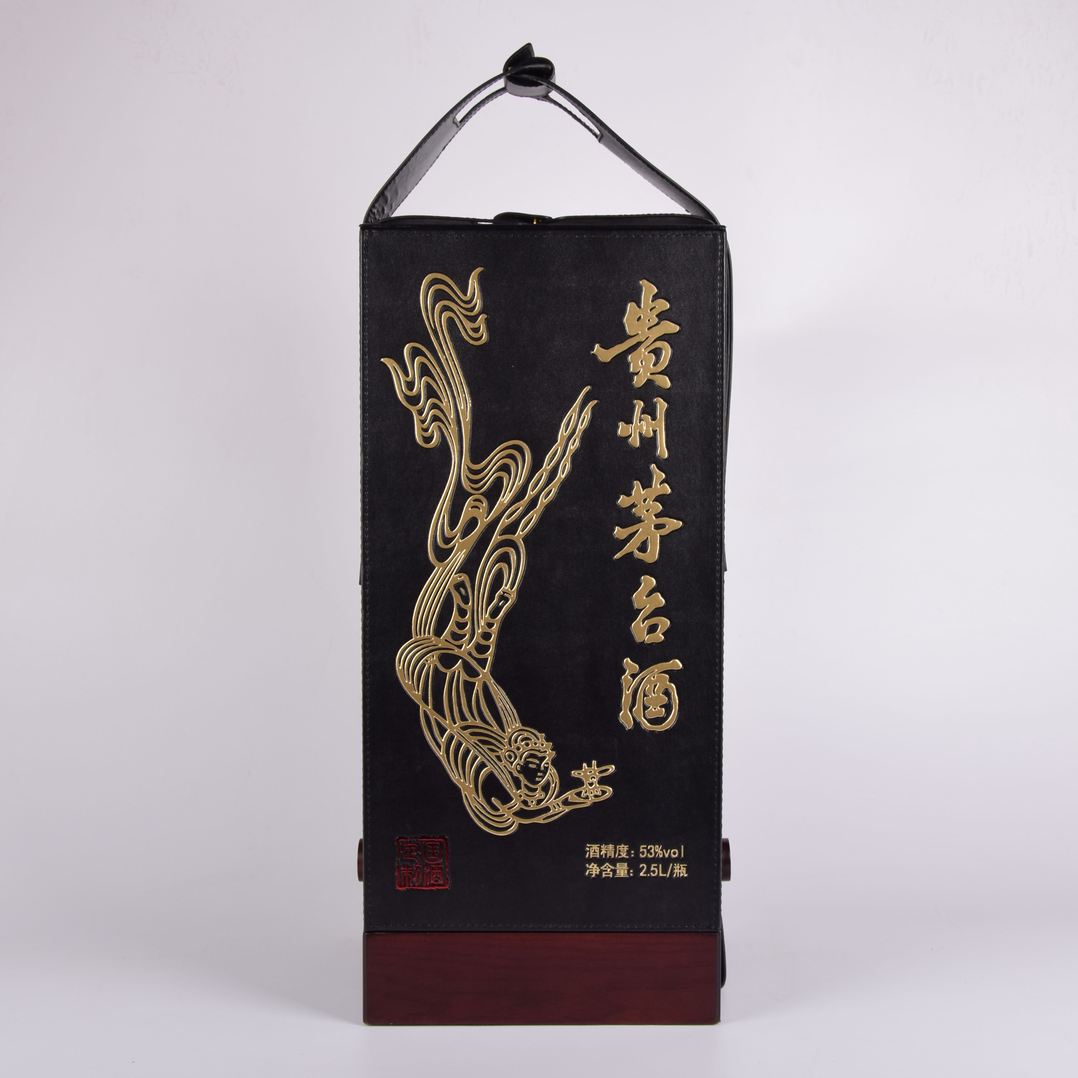 37【中国名酒】2016年贵州茅台酒 墨玺 53度2.5l 大礼盒