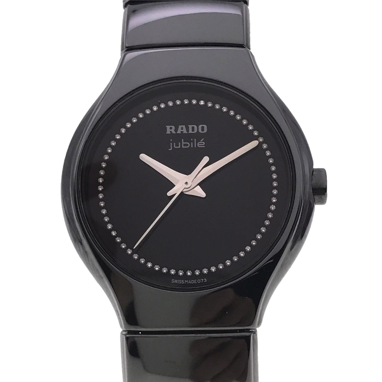 [9.5新]雷达真系列黑陶瓷石英女表