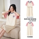 带胸垫睡裙女夏款纯棉短袖连衣裙睡衣薄100%全棉2025新款家居服薄