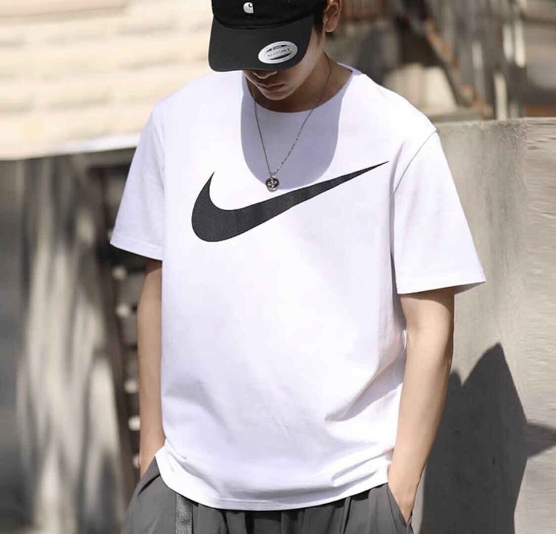 耐克nike男子纯棉经典大勾logo运动休闲舒适透气短袖t恤bv0628