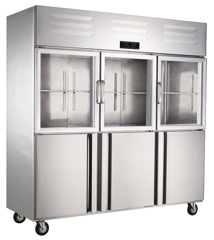 粤惠凌商用四开门冰柜双机双温冷藏冷冻急冻冰箱厨房大容量雪冷柜已售