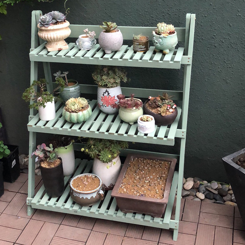 花架子多层室内特价阳台实木多肉花盆架落地客厅室内可折叠置物架在类目 住宅家具, 架类, 花架/花几中 - 来自Buy2taobao.com提供专业的淘宝代购服务
