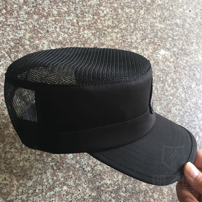 新款夏季网眼保安帽透气作训帽作战术特训帽正品配发09物业便帽