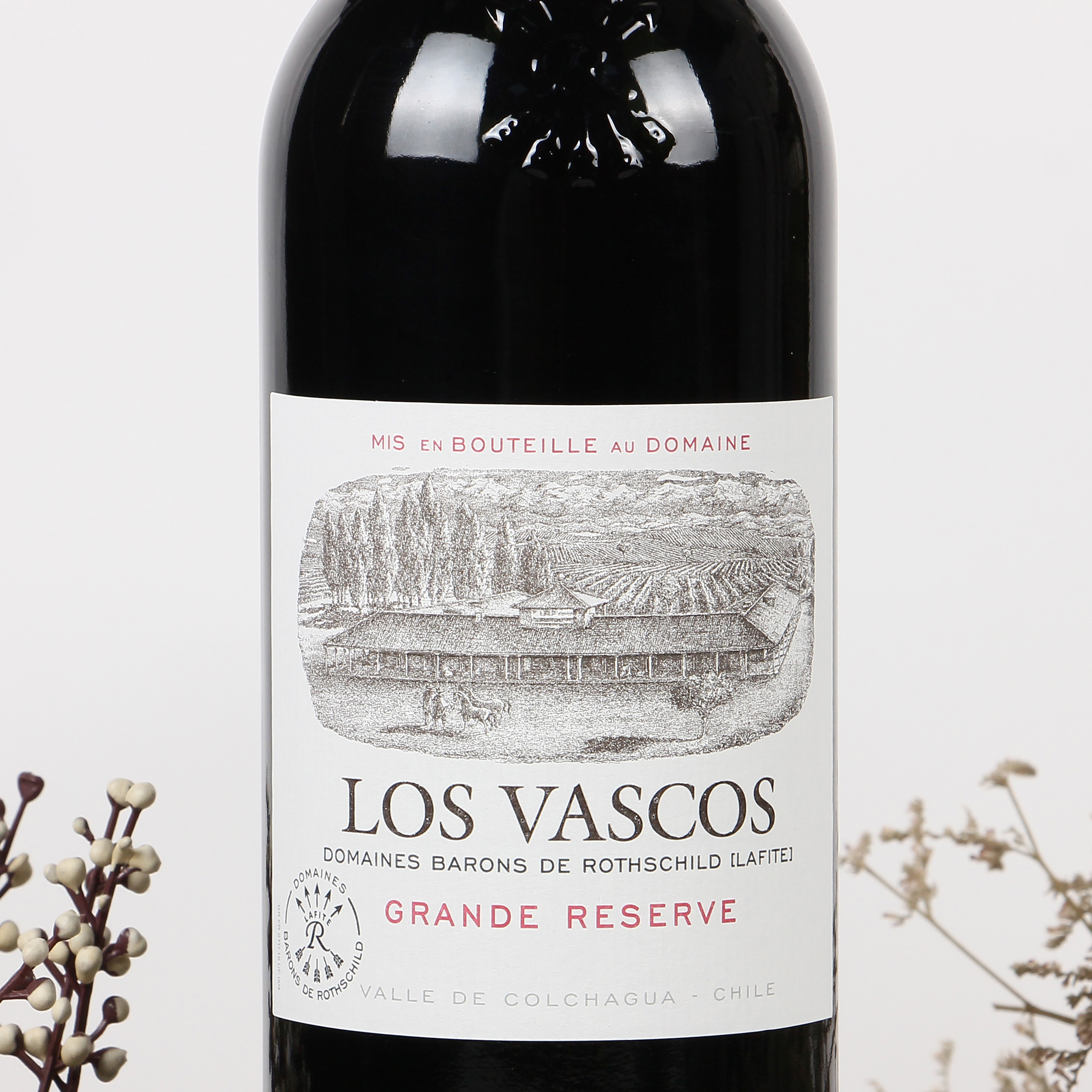 lafite智利拉菲精选华诗歌巴斯克珍藏 los vascos 干红葡萄酒进口