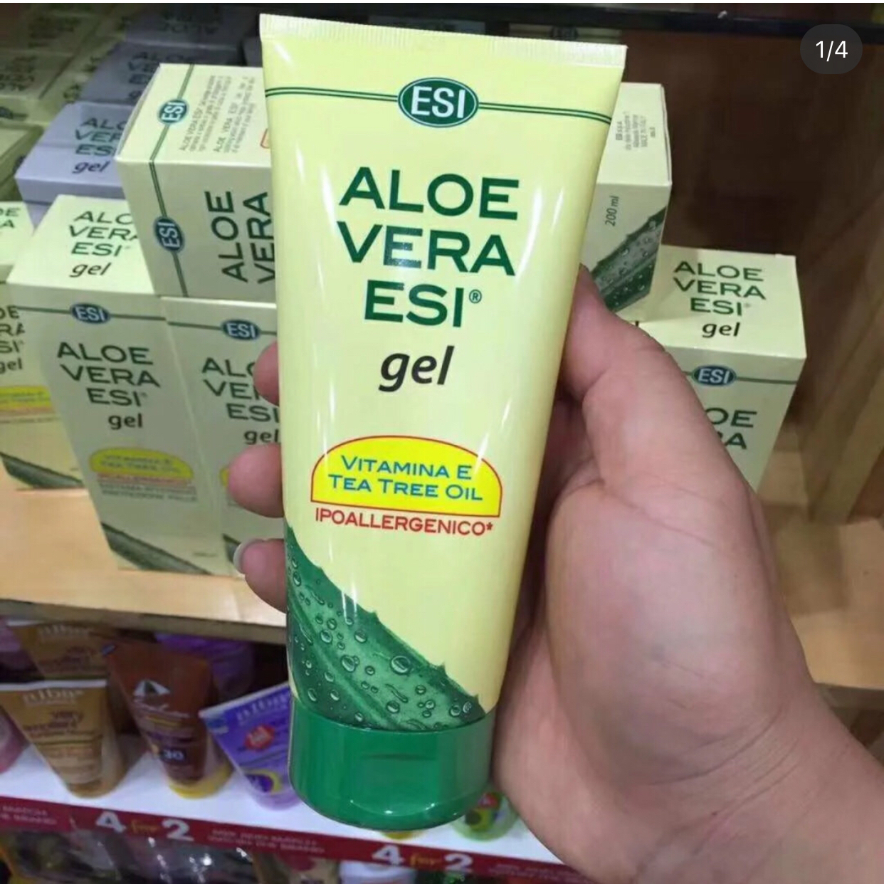 迪拜代购 ESI Aloe Vera GEL药用芦荟胶祛痘婴儿孕妇适用200ML在类目 美容护肤/美体/精油, 乳液/面霜中 - 来自Buy2taobao.com提供专业的淘宝代购服务