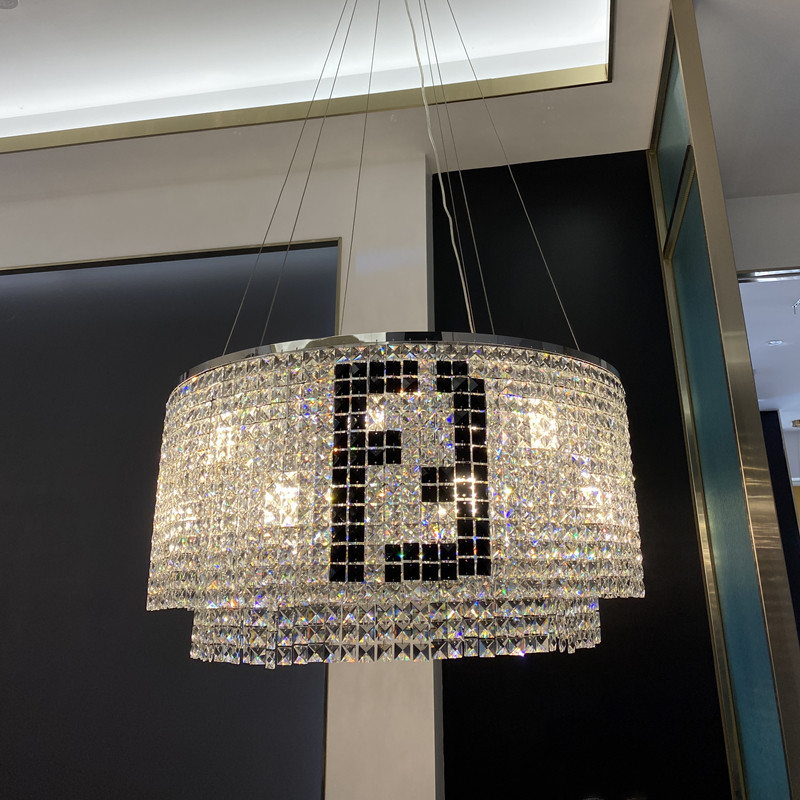 fendi芬迪埃及进口水晶客厅吊灯卧室现代轻奢豪华高端档大气书房