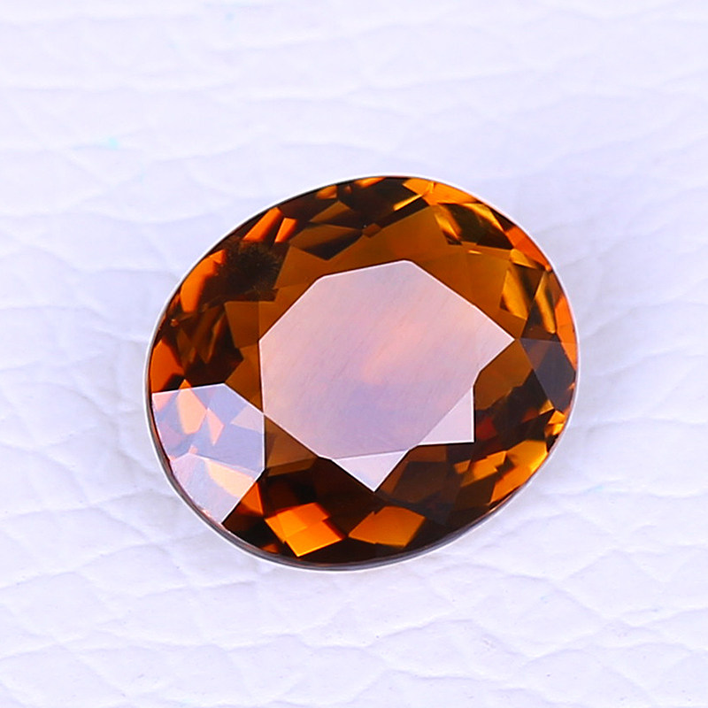 3.2ct_椭圆形裸石_视频实拍 天然褐色碧玺_浓郁_000877