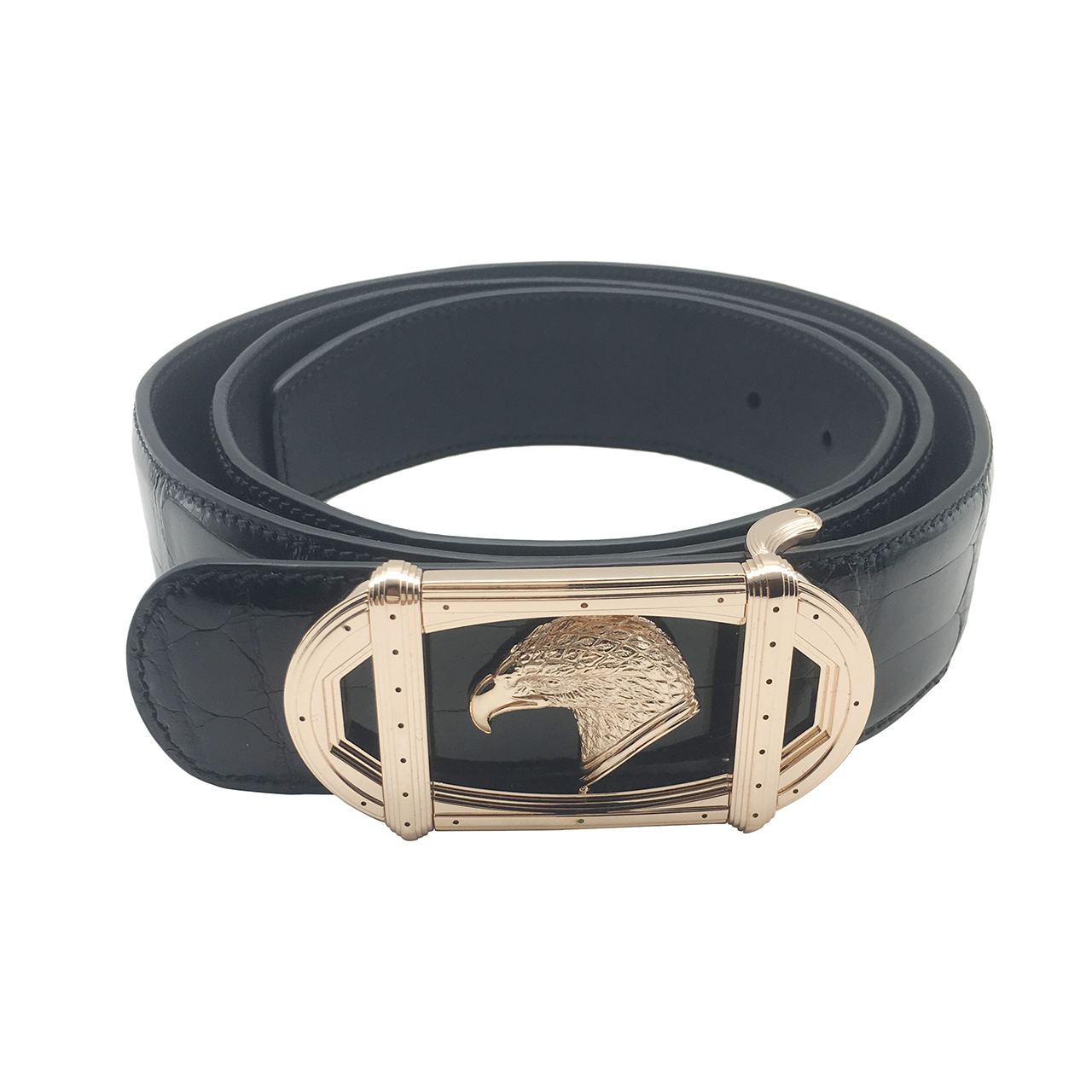 [9.9新]史蒂芬stefanoricci男式黑色腰带105cmvx30