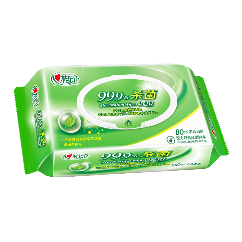XCA080心相印卫生湿巾80片抽取清洁洁肤杀菌通用湿纸巾 全家可用在类目 洗护清洁剂/卫生巾/纸/香薰, 纸品/湿巾, 湿巾中 - 来自Buy2taobao.com提供专业的淘宝代购服务