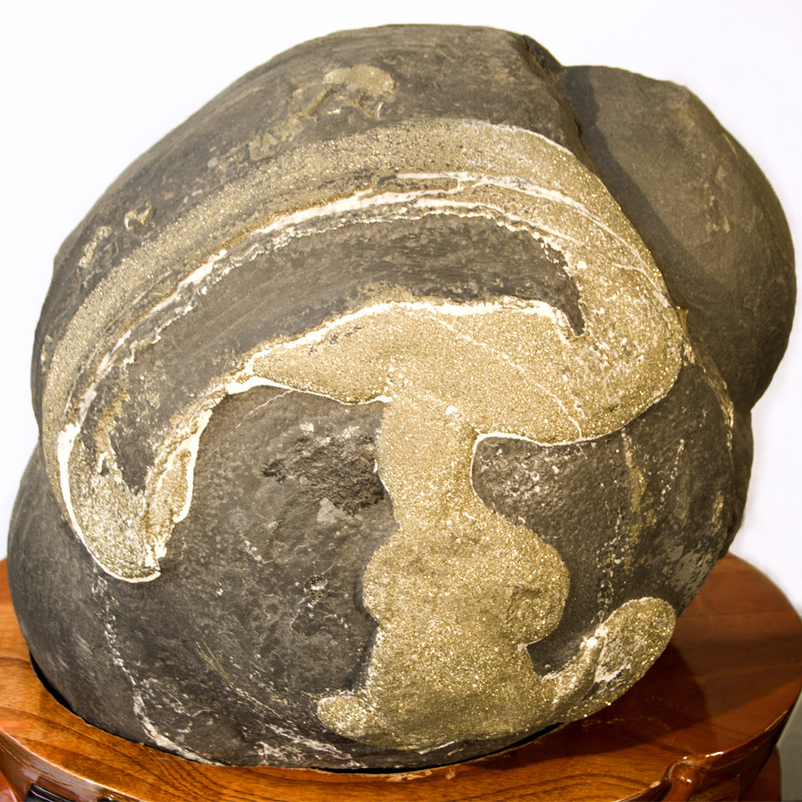 云南会泽铁胆石 宝长32*宽 26*高30(cm)【云南文博会】