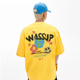 WASSUP涂鸦星球短袖T恤男夏季2025新款重磅纯棉情侣圆领半袖上衣