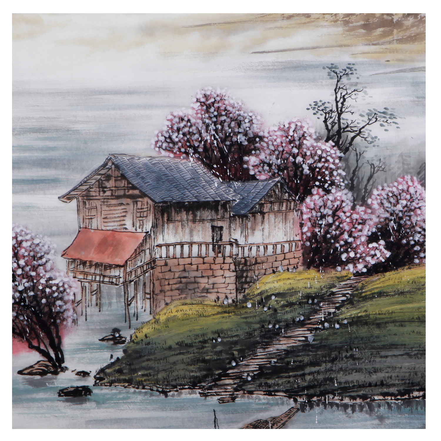 曾刚《蜀乡春早》北京国画艺术家协会副会长