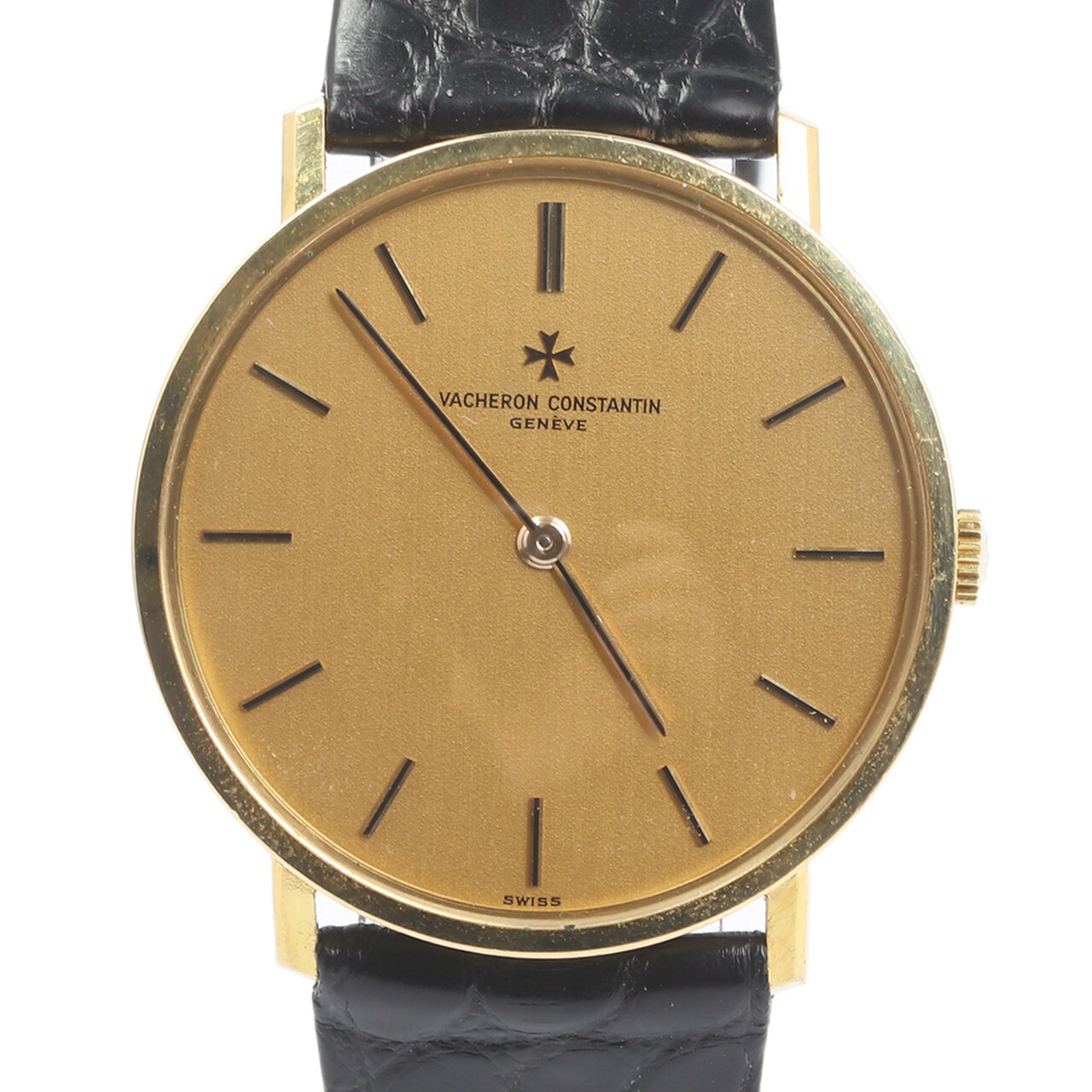 [95新]江诗丹顿18k金手动机械腕表