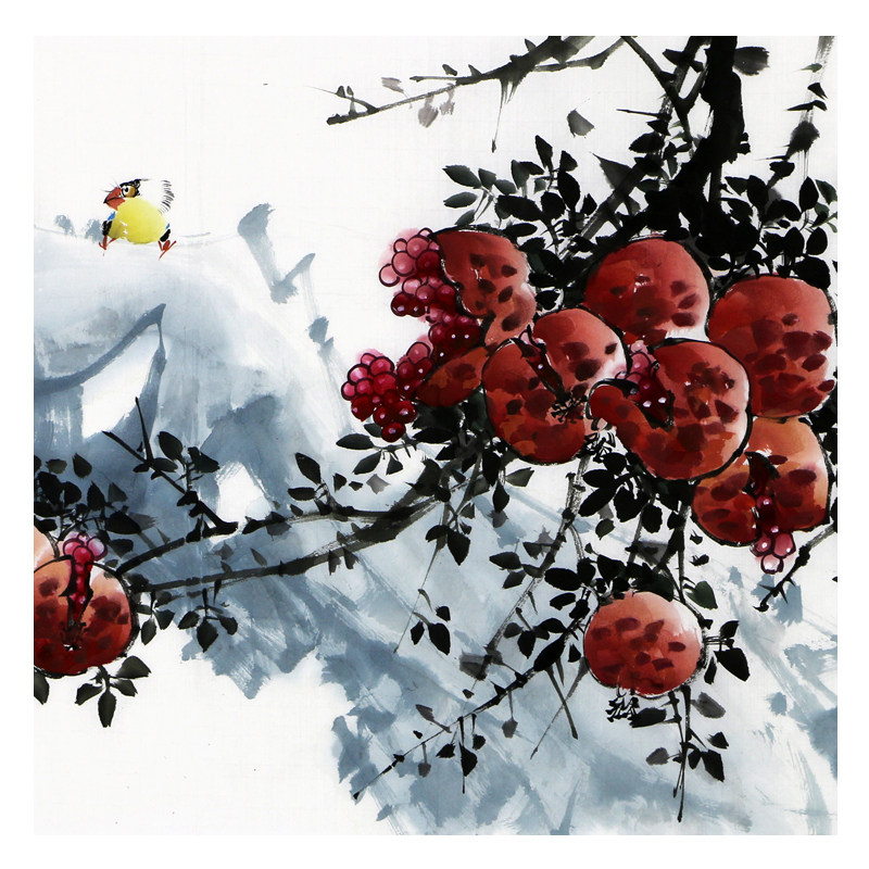 石芳《笑口常开》上海美协会员