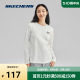 Skechers斯凯奇正品奥莱 春季新款女子长袖T恤衫全棉时尚印花百搭