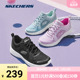 Skechers斯凯奇正品奥莱女鞋 夏网布透气休闲鞋百搭舒适运动鞋子