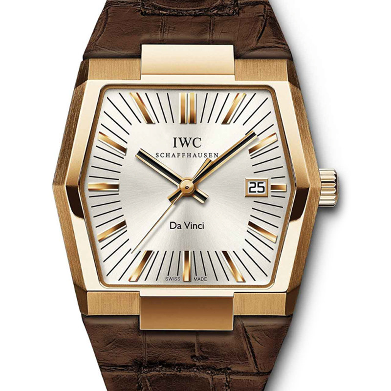 [9.5新]万国达文西系列18k玫瑰金自动机械男表 iw546103